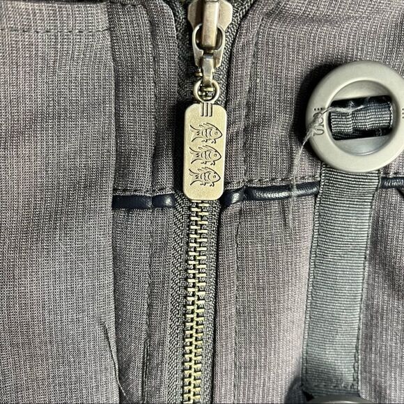 Three Stones Grey Fur Hooded Jacket Size Medium Winter Outdoor - Picture 2 of 13